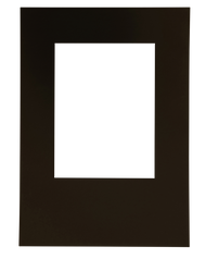 Passepartout sort 30x40/50x70 Høydeformat