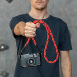 Rope Camera Strap Duotone Red 115