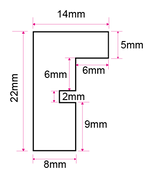 Grace Valnøtt 30X40