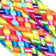 Braid Camera strap Rainbow
