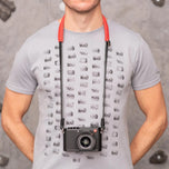 Leica Paracord strap black/red 100 cm