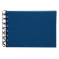 GB BV spiral 17x24 Blå/hvit